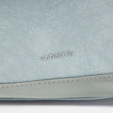 Umhängetasche aus blauem Stoff