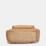 Camel fabric backpack