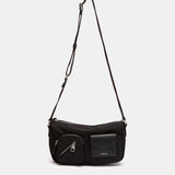 Bandolera en tejido negro