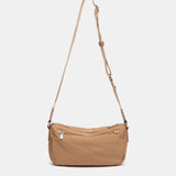 Bandolera en tejido camel