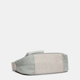 Bandolera en tejido azul