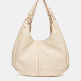 Große beige Umhängetasche