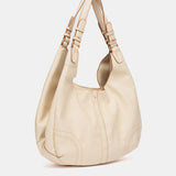 Große beige Umhängetasche