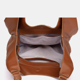 Große Umhängetasche in Cognac