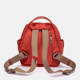 Mochila en tejido roja