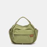 Bandolera en tejido verde