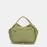 Bandolera en tejido verde