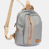 Grey backpack