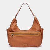 Cognac shoulder bag