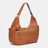 Cognac shoulder bag