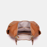 Cognac shoulder bag