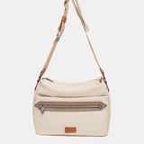 Beige crossbody bag