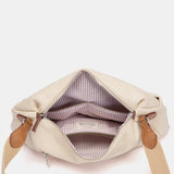 Beige crossbody bag