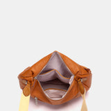 Cognac crossbody bag