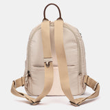 Rucksack aus beigem Stoff