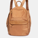 Cognac fabric backpack