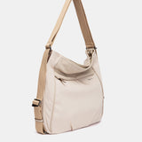 Beige fabric multifunctional bag
