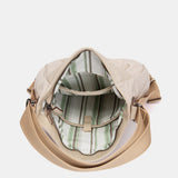 Beige fabric multifunctional bag