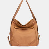 Cognac fabric multifunctional bag