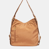 Cognac fabric multifunctional bag