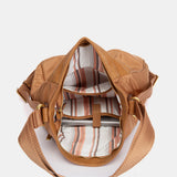 Cognac fabric multifunctional bag