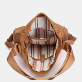 Cognac fabric multifunctional bag
