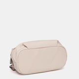 Umhängetasche aus beigem Stoff