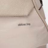 Umhängetasche aus beigem Stoff