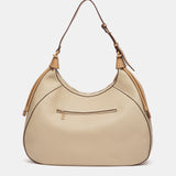 Bolso de hombro grande camel