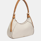 Bolso de hombro beige