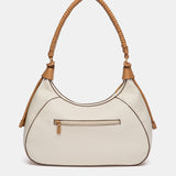 Bolso de hombro beige