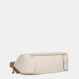 Bolso de hombro beige