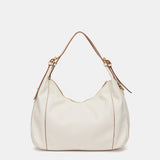 Bolso de hombro beige