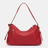 Bolso de hombro rojo