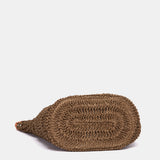 Braune Bast-Tragetasche