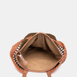 Braune Bast-Tragetasche