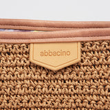 Camelfarbene Bast-Tragetasche