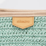 Türkise Bast-Tragetasche