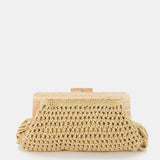 Clutch de macramé amarillo