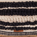 Black embroidered crossbody bag