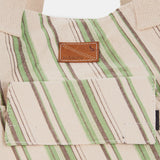 Grüne Strandtasche aus Baumwolle