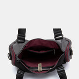 Bolso de viaje en materiales reciclados gris