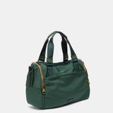 Bolso de viaje en materiales reciclados verde