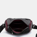 Bandolera en materiales reciclados gris