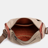 Bandolera en materiales reciclados beige