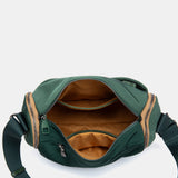Bandolera en materiales reciclados verde