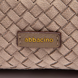 Bandolera trenzada beige