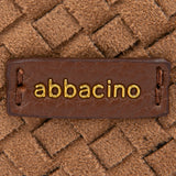 Bandolera trenzada cognac