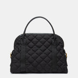 Bolso de mano acolchado negro