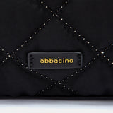 Bolso de mano acolchado negro